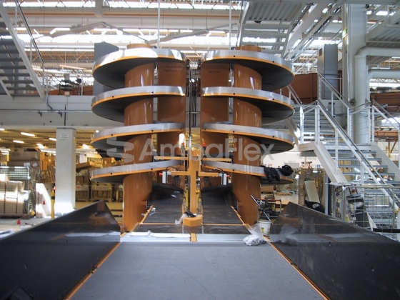 All-purpose spiral conveyor for medium to large products